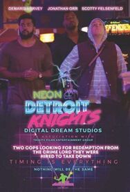 Неоновые рыцари Детройта постер к фильму смотреть онлайн на HD Rezka