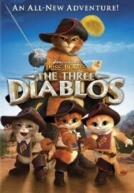 Кот в сапогах: Три Чертенка постер к фильму смотреть онлайн на HD Rezka
